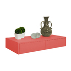 Aparador Penteadeira Console Suspenso Laqueado Coral / Salmão