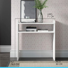 Aparador Pequeno Hall Entrada Mdp Branco 0552 - Menu