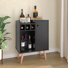 Aparador Pequeno Retrô com Adega e Porta Design Moderno Canti