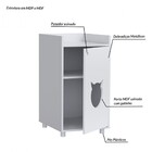 Aparador Pet Caixa De Areia  Branco - Olivar Móveis