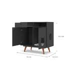 Aparador Pet Catito Preto