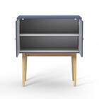 Aparador Pine Alto Azul Petróleo - Veromobili