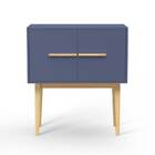 Aparador Pine Alto Azul Petróleo - Veromobili