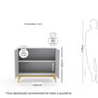 Aparador Pine Baixo - Rosa Chá