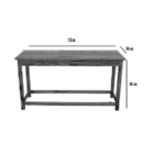 Aparador Prancha Bancada Prateleira 1 5 M Madeira Maciça Natu