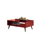 Aparador Quad E Mesa De Centro Lucy - Hb Moveis - Vermelho