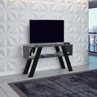 Aparador Rack Pequeno Para A Sala 119 X 66 Cm Tv Até 55 Pol D