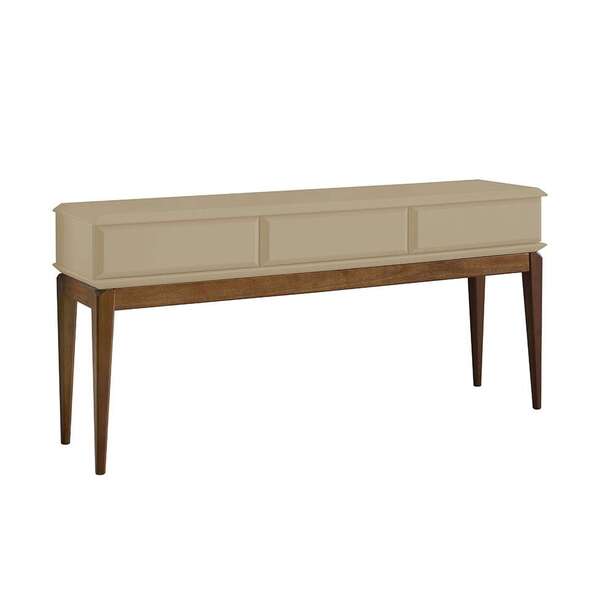 Aparador Ravel Cacau E Marrom Claro