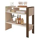 Aparador Recepção Adega Cantinho Café Hall Entrada Vidro Nogu