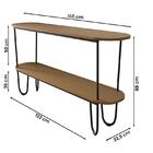 Aparador Requinte Pés De Aço Tubular 160 Cm