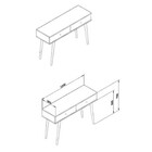 Aparador Retrô 2 Gavetas