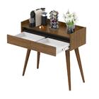 Aparador Retrô 2 Gavetas Cissa - Freijo / Preto - Rpm Móveis