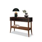 Aparador Retrô 2 Gavetas Jade Preto / Natural