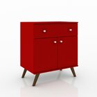 Aparador Retrô 2 Portas 1 Gaveta Rt3021 Movelbento