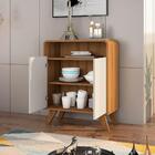 Aparador Retrô 2 Portas Nature Off White Eccos Fabri Móveis