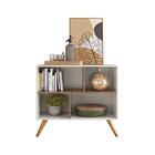 Aparador Retrô 90cm Com Divisórias Multimóveis Cr50075