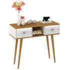 Aparador Retrô Branco E Nogal