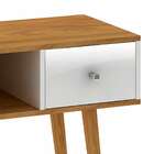 Aparador Retrô Branco E Nogal