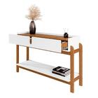 Aparador Retrô Com 2 Gavetas Harman Branco Cedro