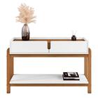 Aparador Retrô Com 2 Gavetas Harman Branco Cedro