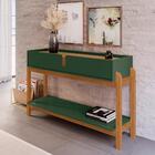 Aparador Retrô Com 2 Gavetas Harman Verde Oliva Cedro