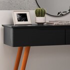 Aparador Retrô Com 2 Gavetas Outlet - Preto - Rpm Móveis