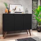 Aparador Retro Congo Preto Brienza