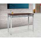 Aparador Riviera Castanho Rústico E Cromado