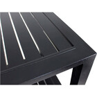 Aparador Roma Em Alumínio Com Tampo Ripado Para Área, Cozinha