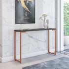 Aparador Roma Estilo Industrial Preto Cobre