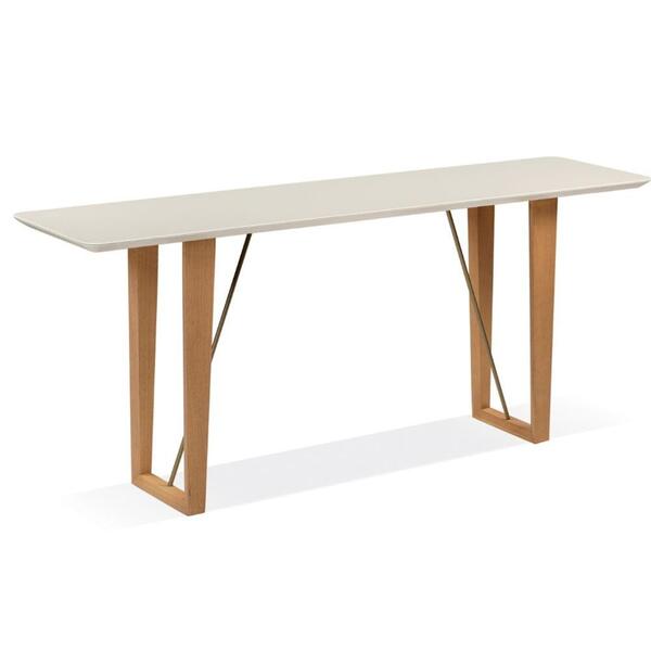 Aparador Roma Univ 180 Cm Tampo De Madeira Amêndoa Com Vidro