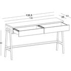 Aparador Rush Retrô Com 2 Gavetas - Maxi - Azul Turquesa - M50