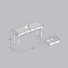 Aparador Rústico 100% Madeira Maciça Com 2 Gavetas Para Decor