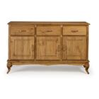 Aparador Rústico Grande 3 Portas 3 Gavetas Mel Shop Jm