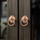 Aparador Rústico Madeira Maciça 2 Portas Vidro Preto Garapa D