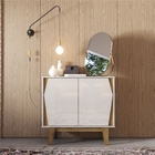 Aparador Ryze 2 Portas Off White Canela