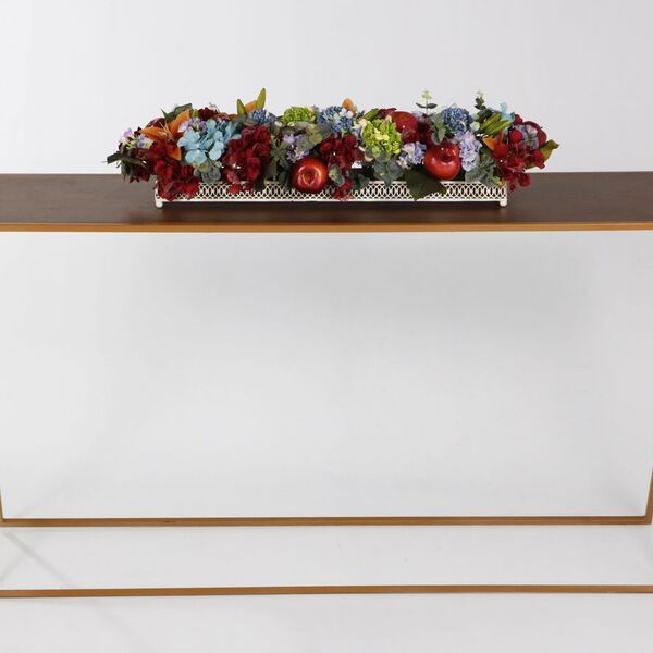 Aparador Sala Bistrô Bar Em Ferro Avila - Aço Corten - Harmon