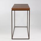 Aparador Sala Bistrô Bar Em Ferro Montana - Marrom/aço Corten