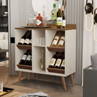 Aparador Sala Com Adega Retrô Pés Palito Pétrus - Off White C