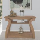 Aparador Sala De Estar 1 Prateleira 120cm Mdp Atenas Pinho