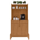 Aparador Sala de Estar Armário Buffet Ripado para Cozinha Can