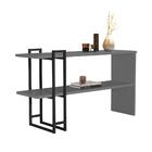 Aparador Sala De Estar Ônix Pés De Ferro Preto Jb 4034 - Loja