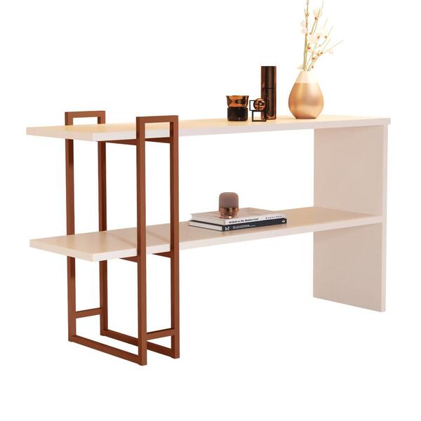 Aparador Sala De Estar Pérola Pés De Ferro Bronze Jb 4034 - L