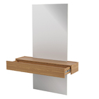 Aparador Sala De Estar Suspenso Com Espelho 1 Gaveta Bari 155