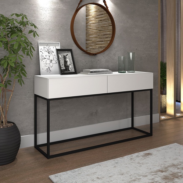 Aparador Sala De Jantar Estilo Industrial  2 Gavetas Linha Al