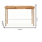 Aparador Sala De Jantar Retangular 130cm Madeira Maciça Mel S