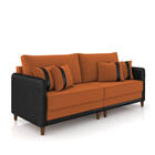 Aparador Sala Estar 136cm Tampo Mdf C/ Vidro Lótus D04 - D'ro