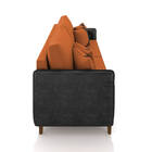 Aparador Sala Estar 136cm Tampo Mdf C/ Vidro Lótus D04 - D'ro