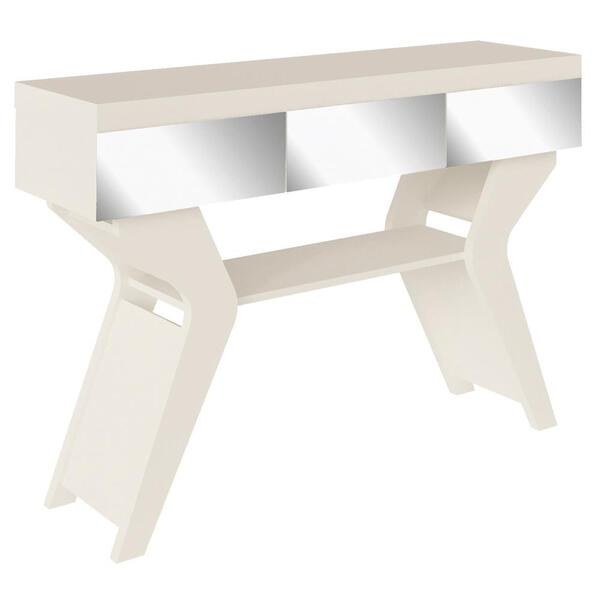 Aparador Sala Estar Com Espelhos 120 Cm Arly