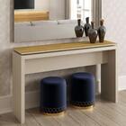 Aparador Sala New Lincoln 135 Cm Cinamomo C Off White Fosco P